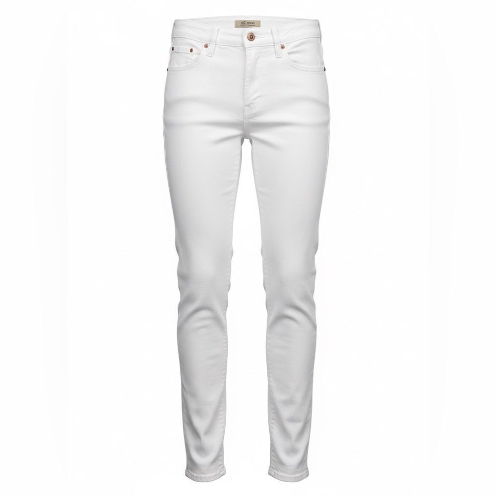 ADRIANO GOLDSCHMIED WOMENS SKINNY WHITE PANTS SIZE 28R